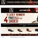 Win 4 Free Pairs of Premium Style Shoes