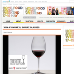 Win 4 Vinum XL Shiraz glasses! - Home, Food & Wine Weekend