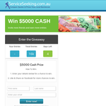 Win $5,000 cash! - ServiceSeeking.com.au