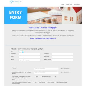 Win $5,000 Off Your Mortgage