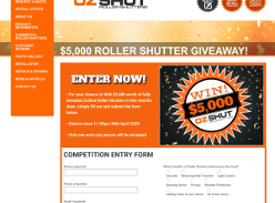 Win $5,000 worth of fully installed Roller Shutters!