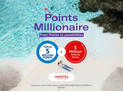 Win 5 Million Flybuys Points and 5 Million Velocity Points