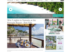 Win 5 nights in Vanuatu at the Ramada Resort - Port Vila