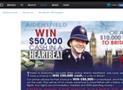 Win $50,000 cash or a $10,000 trip to Britain