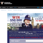 Win $50,000 cash or a trip to Britain!