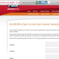 Win $50,000 to open your own 'Vision' personal training studio!