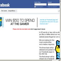 Win $50 to spend at The Gamer