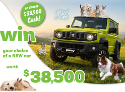 Win a $38,500 Car of your Choice or $38,500 Cash - Animal Welfare League