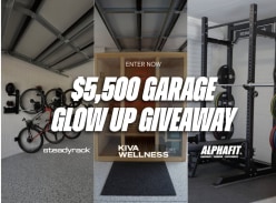 Win a $5,500 Garage Glow up Giveaway - Steadyrack