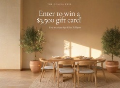 Win a $3,500 Gift Card - The Acacia Tree