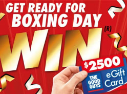 Win a $2,500 the Good Guys Gift Card