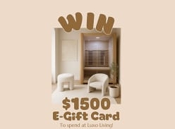 Win a $1,500 Luxo Living E-Gift Card