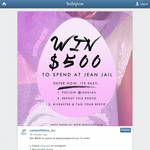 Win $500 to spend at JeanJail.com.au! - Jean Jail