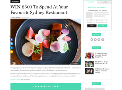 Win $500 to spend at your favourite Sydney restaurant!
