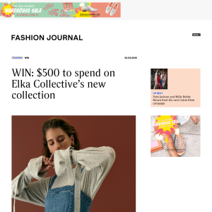 Win $500 to spend on Elka Collective’s new collection