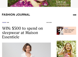 Win $500 to spend on sleepwear at Maison Essentiele!
