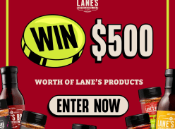 Win $500 Worth of Lane's Products