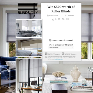 Win $500 Worth of Roller Blinds