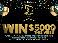 Win $5000 in Drakes Gift Cards