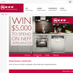 Win $5000 to spend on Neff Appliance