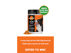 Win 1 of 10 500g Packs of Rose-Hip Vital® Canine
