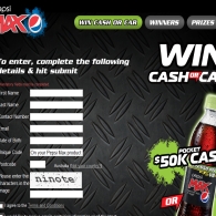Win $50K Cash or a Car