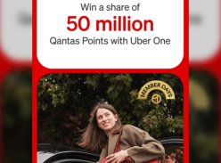 Win a Share of 50M Qantas Points - Uber