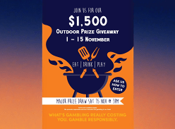 Win $1.5K BBQ and Outdoor Gear