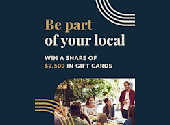 Win a Share of $2.5K in Gift Cards