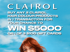 Win $5k or 1 of 3 $100 Gift Cards