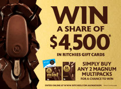 Win a Share of $4.5K Ritchies Gift Cards