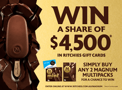 Win a Share of $4.5K Ritchies Gift Cards