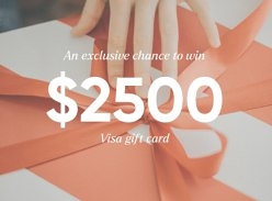 Win a $2.5K Visa Card
