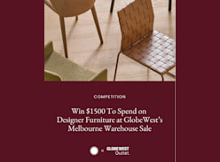Win $1.5K Voucher to Globewest's Furniture Warehouse Sale