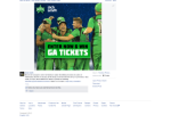 Win 5x GA tickets to watch the Melbourne Stars in action!