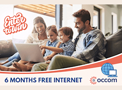 Win 6 Months of FREE Internet