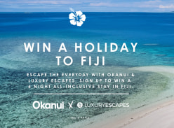 Win a 6-Night Holiday to Fiji