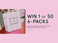 Win 1 of 50 6-Pack of Bone Dry Rose Wine