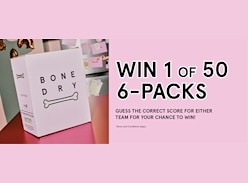 Win 1 of 50 6-Pack of Bone Dry Rose Wine
