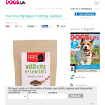 Win 6 x 250g bags of Wellbeing Essentials!