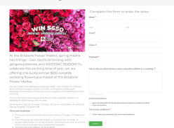 Win $650 for wedding flowers