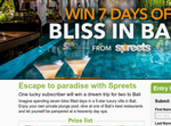 Win 7 Days of Bliss in Bali