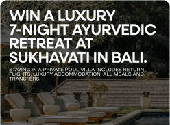 Win a 7-Night Ayurvedic Retreat at Sukhavati in BALI