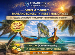 Win a 7-Night Thailand Longevity Reset Holiday - Omics Longevity