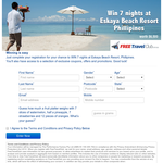 Win 7 nights at Eskaya Beach Resort, Phillipines! - FreeTravelClub.com.au