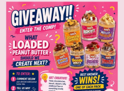 Win a 7 Pack of Loaded Peanut Butters - Monkey Nuts