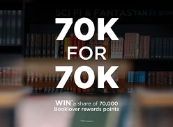 Win a Share of 70K Booklover Points