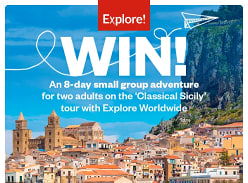 Win an 8-Day Holiday on the ‘Classical Sicily' Tour