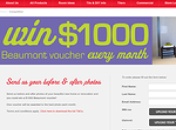 Win a $1,000 Beaumont voucher every month!