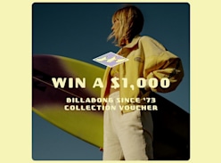 Win a $1,000 Billabong Since '73 Voucher